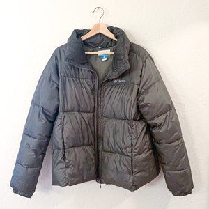 Columbia Grey Long Sleeved Puffer Jacket